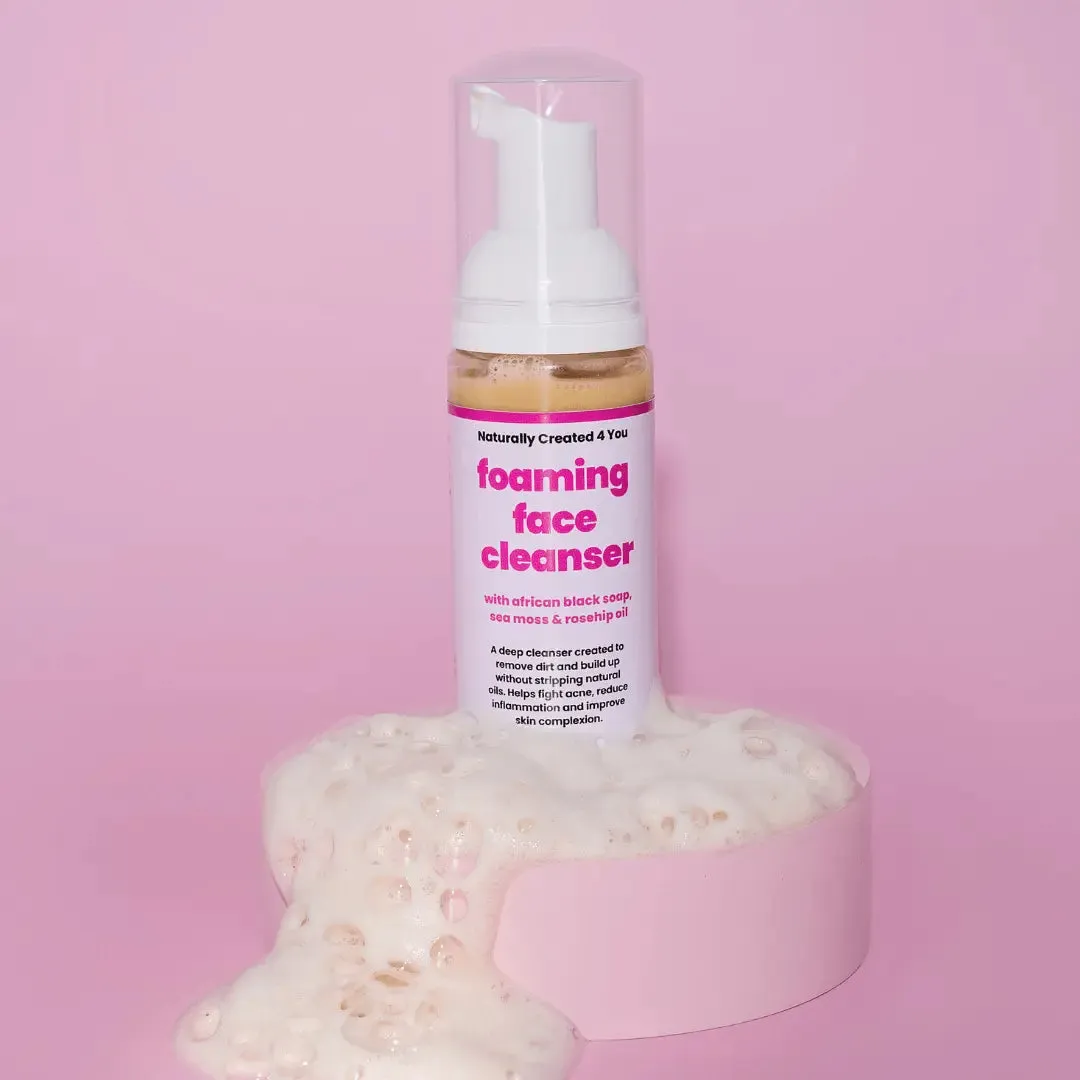 foaming face cleanser