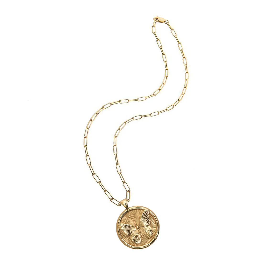 Free JW Original Pendant Coin Necklace