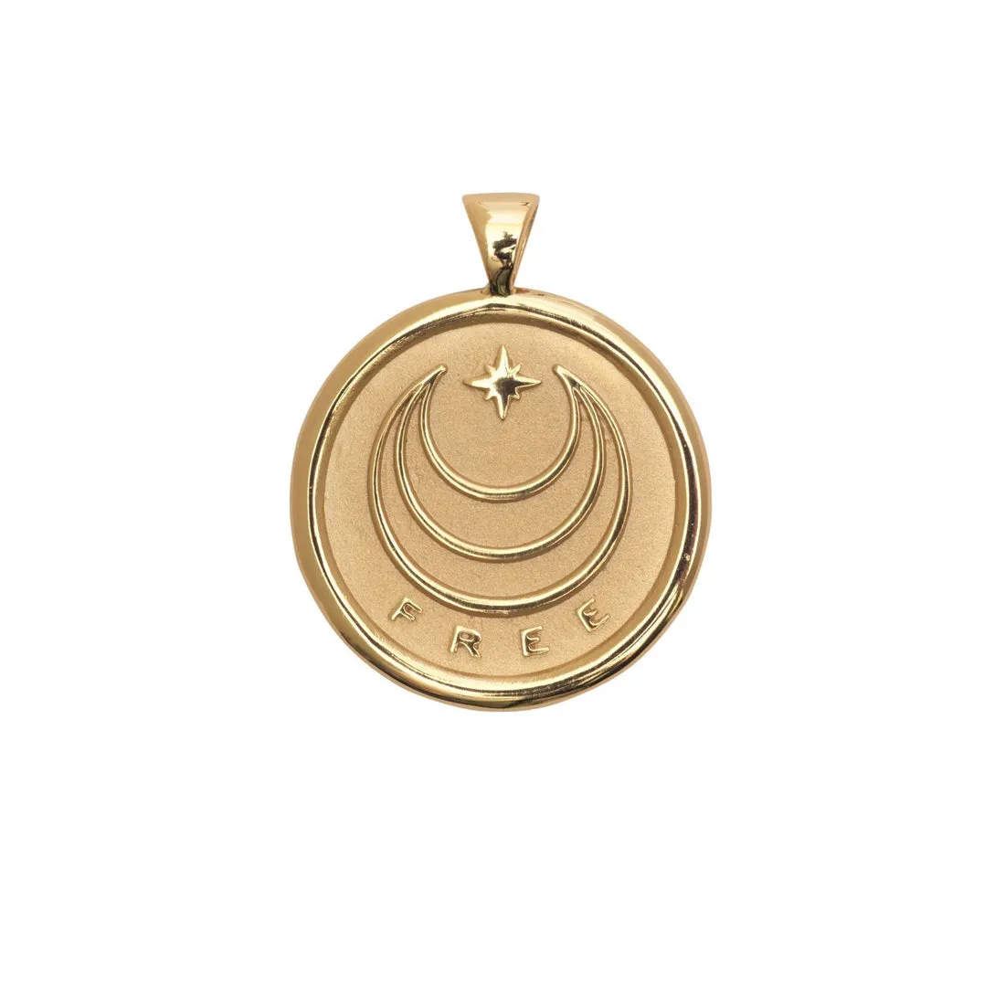 Free JW Original Pendant Coin Necklace
