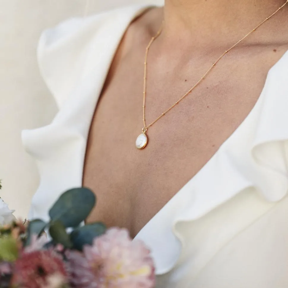 Freeform Freshwater Pearl Necklace