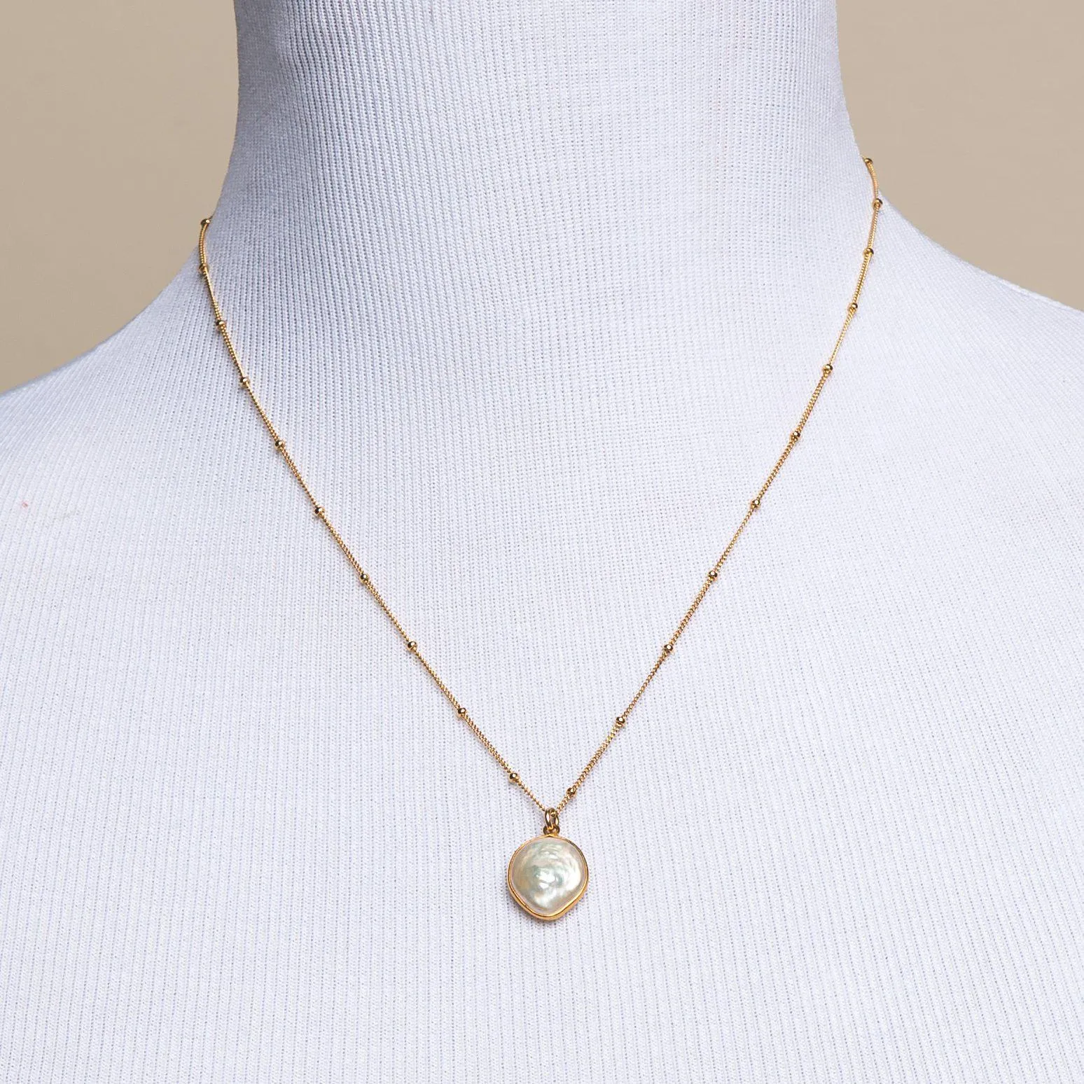Freeform Freshwater Pearl Necklace