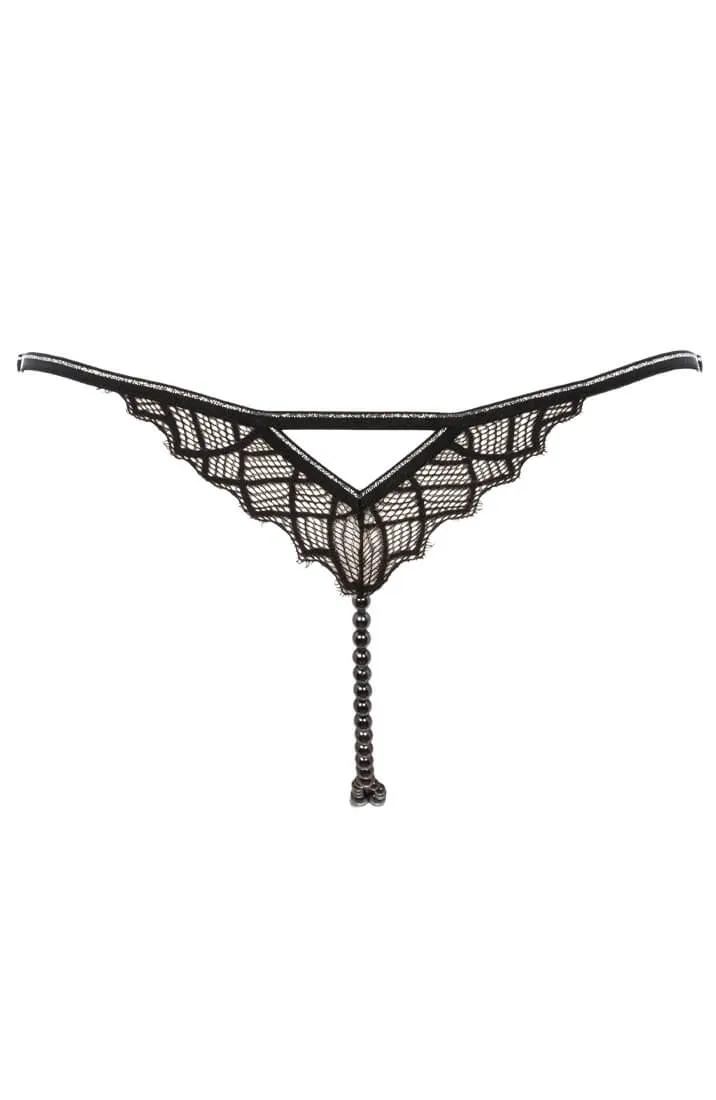 G-string with double pearl string - Manhattan G-string