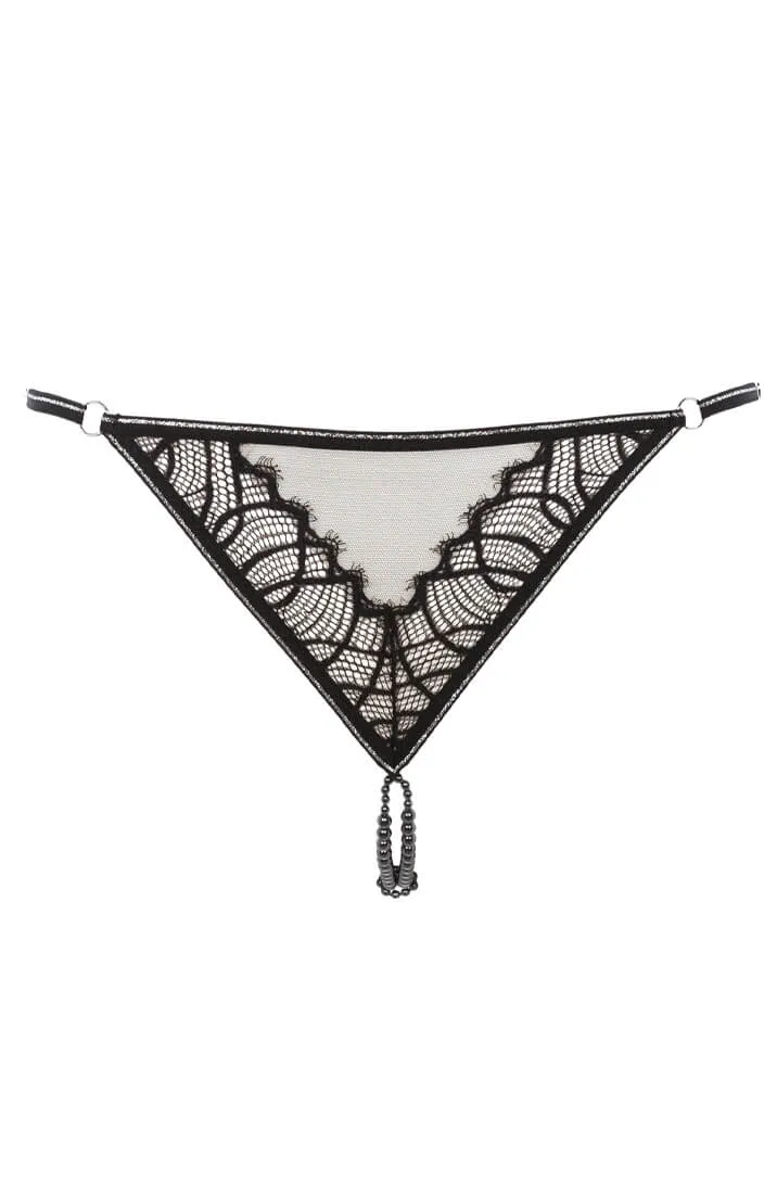 G-string with double pearl string - Manhattan G-string