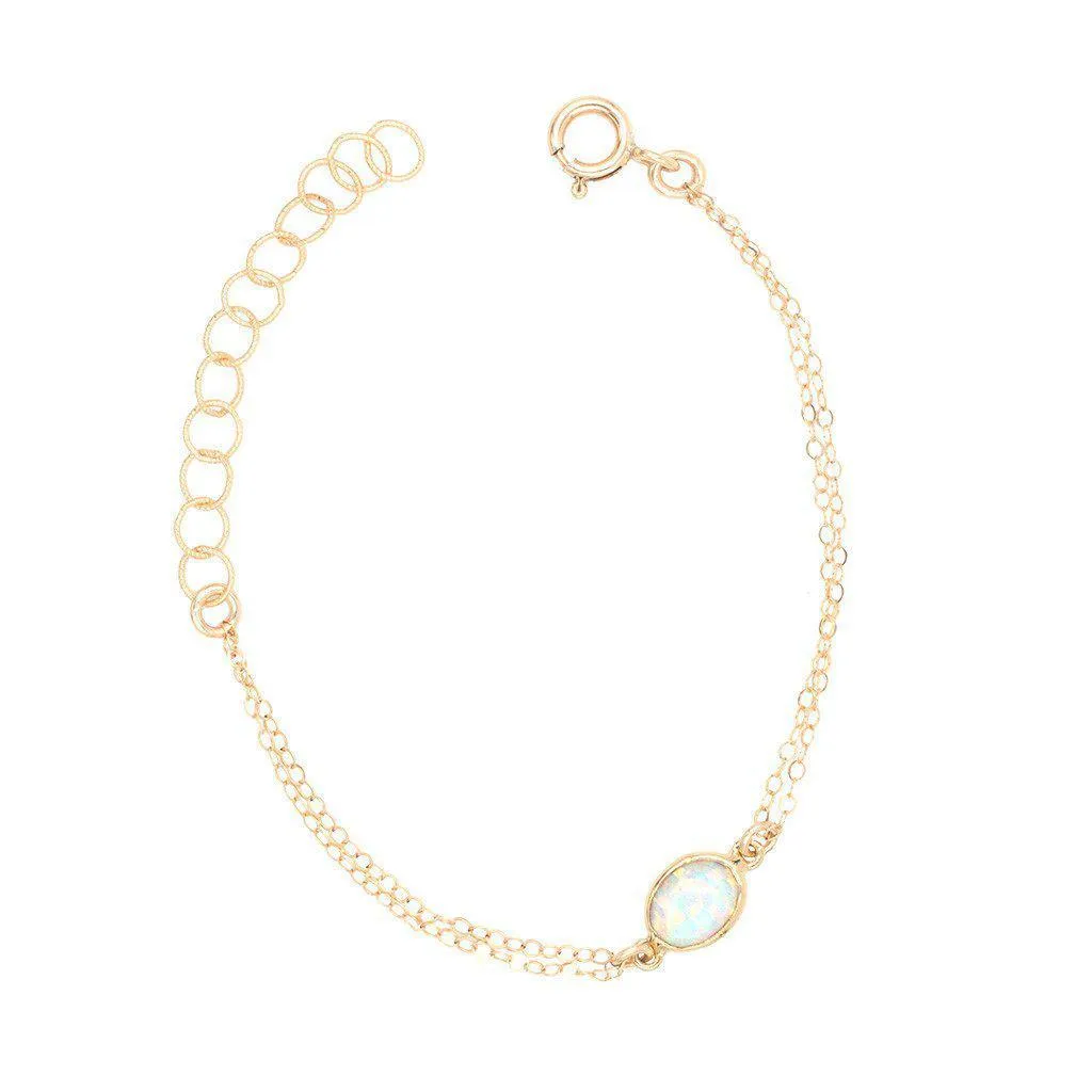 Gemstone Bracelet in Opal
