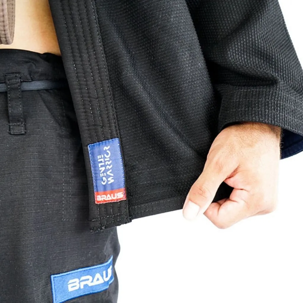 GENTLE WARRIOR JIU JITSU GI - BLACK