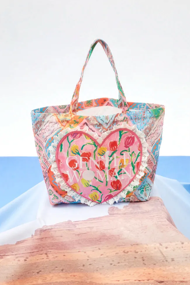 GENTLEWOMAN Turkish Kilim Heart Tote Bag
