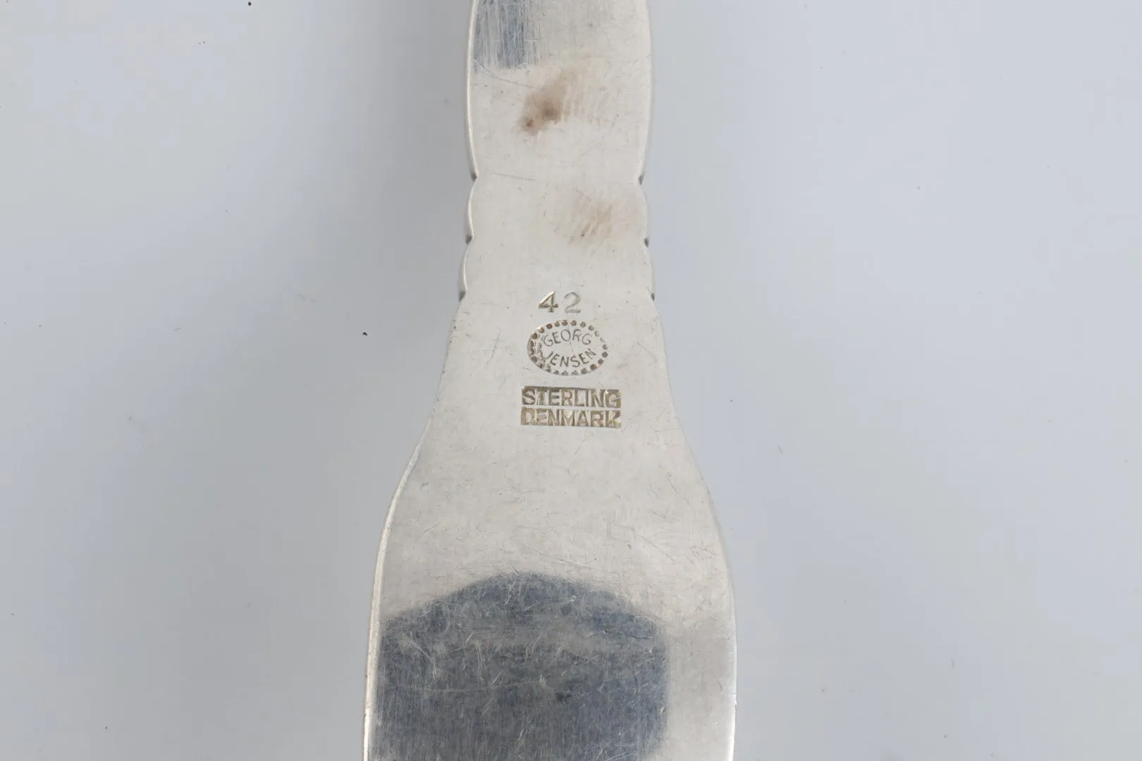 George Jensen 925 Silver #42 Cold Cut Fork (51.05g.)
