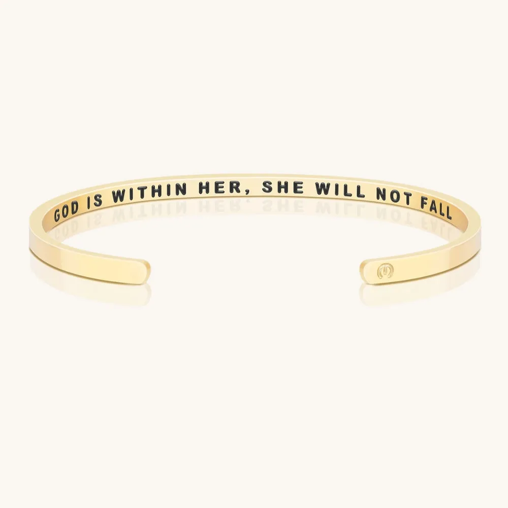 God Is Within Her, She Will Not Fall (within)