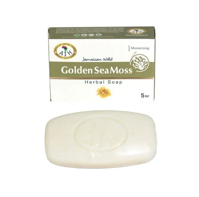 Golden Sea Moss Bar Soap by AIH