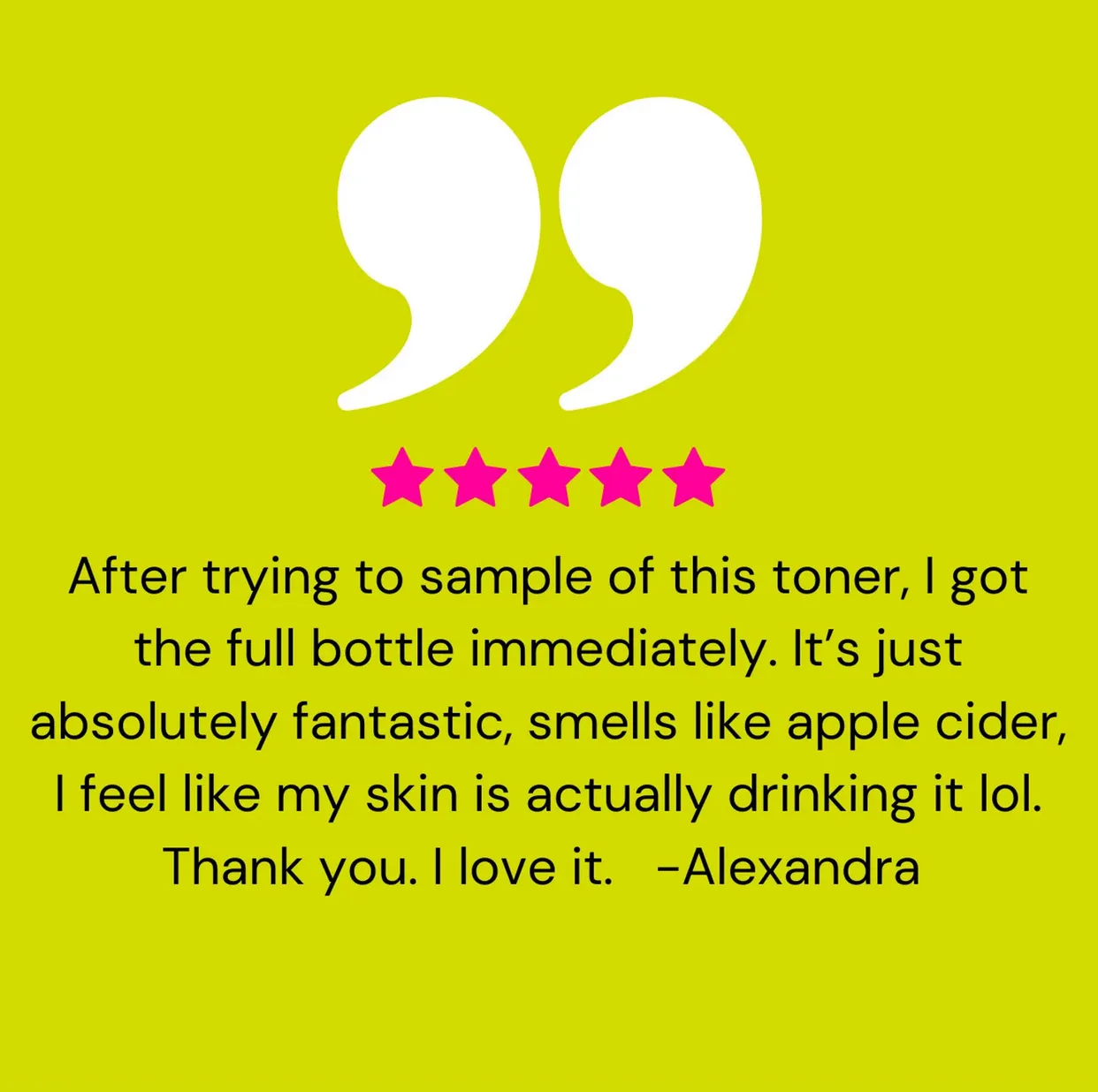 Green Apple Essence Exfoliating Face Toner