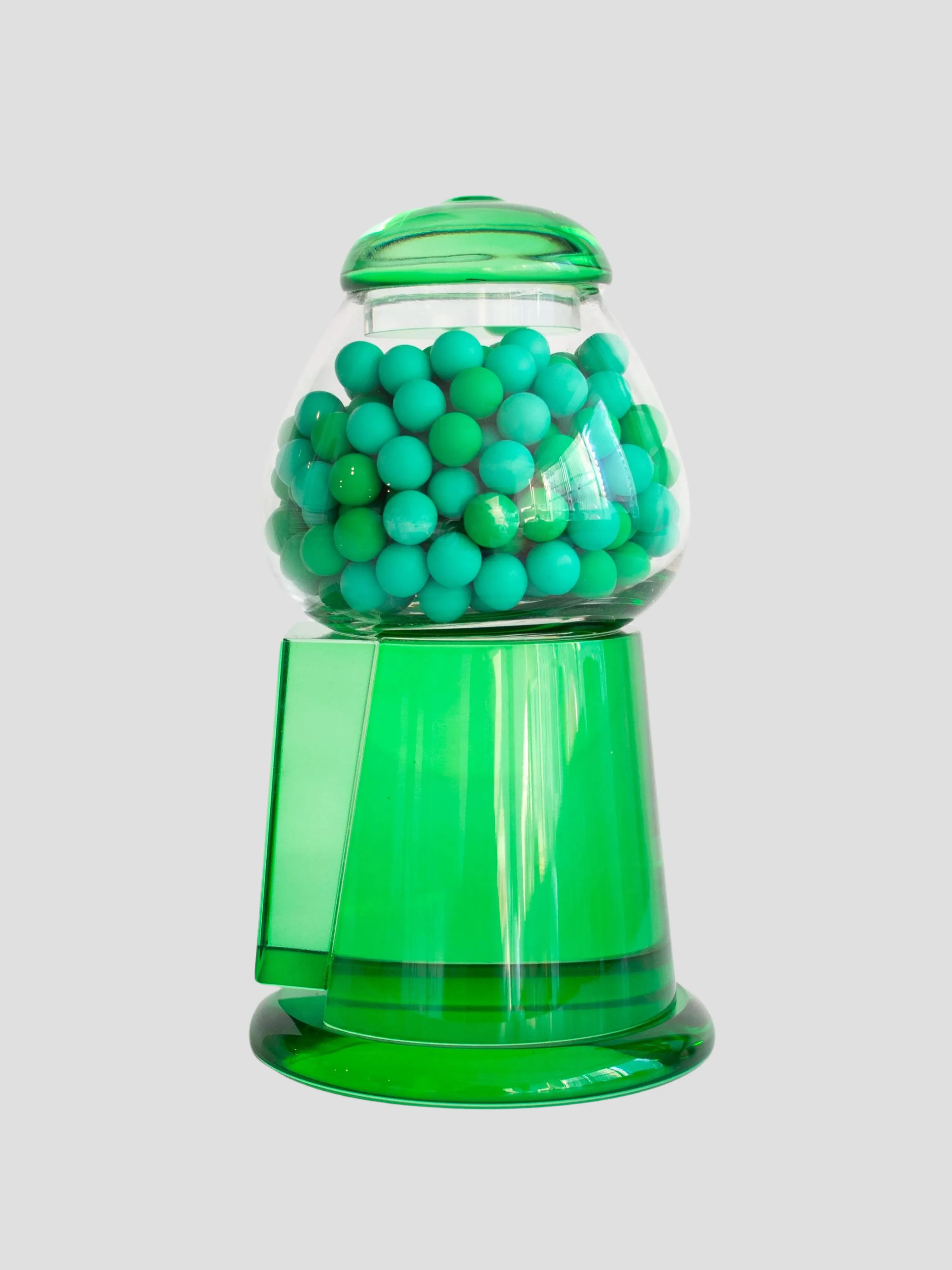 Gumball Machine Sculpture in Green Apple