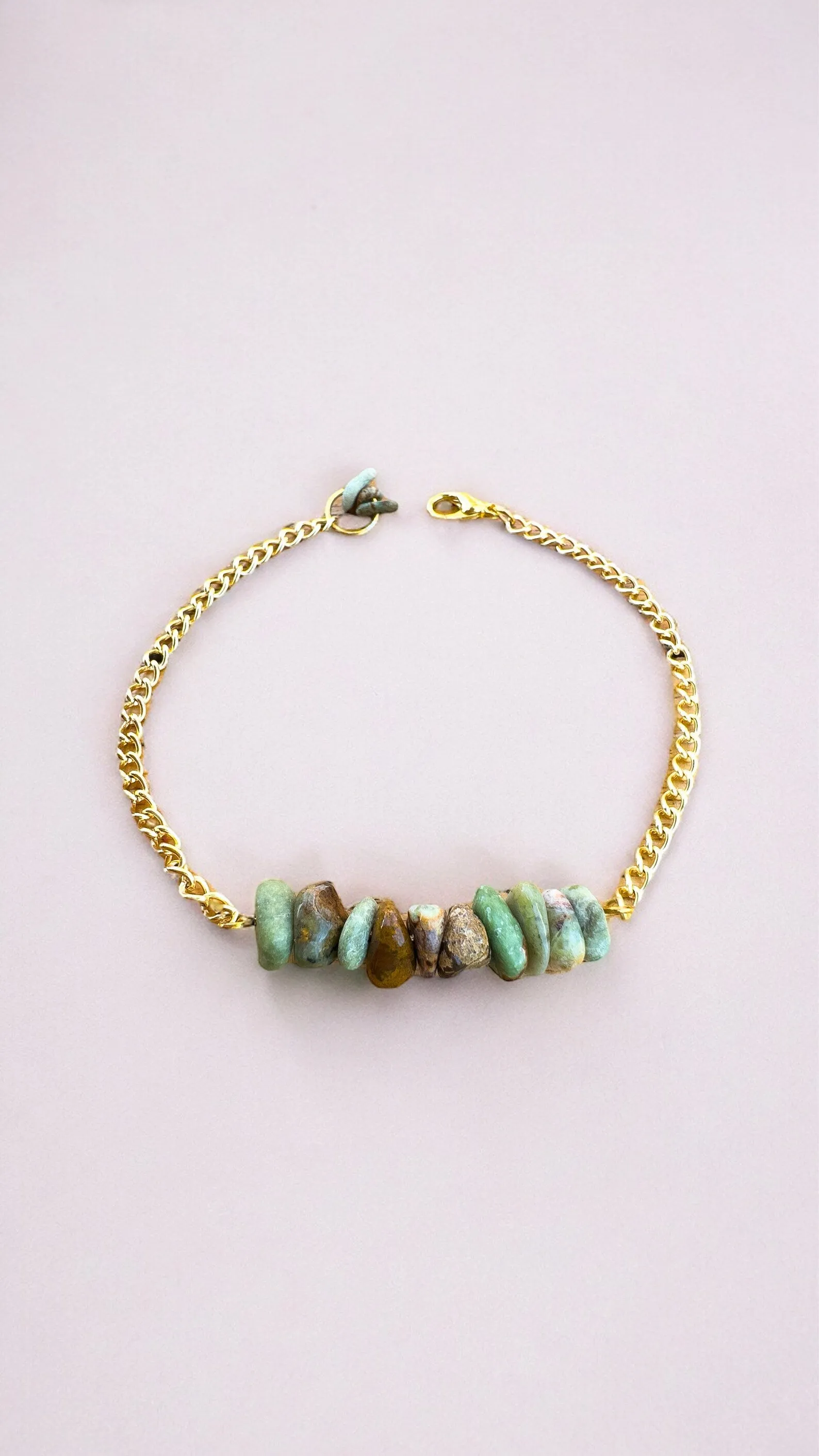 Handmade Green Opal Bracelet