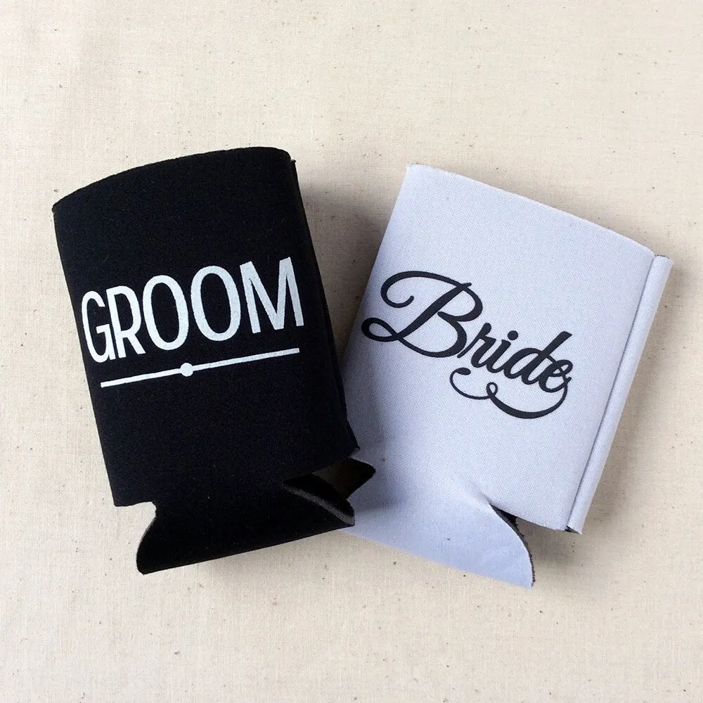 Heart and Arrows - Wedding Can Cooler #34R