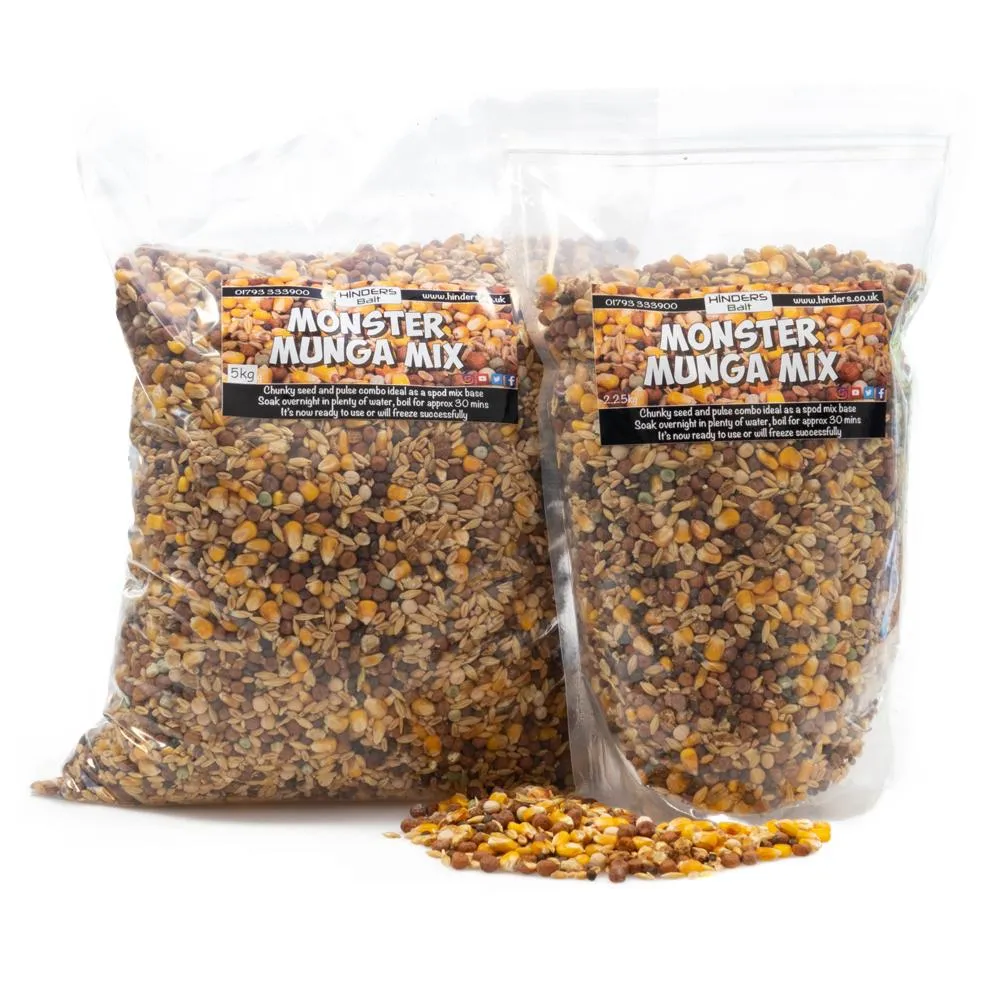 Hinders Bait Monster Munga Mix 2.25kg (Pouch)