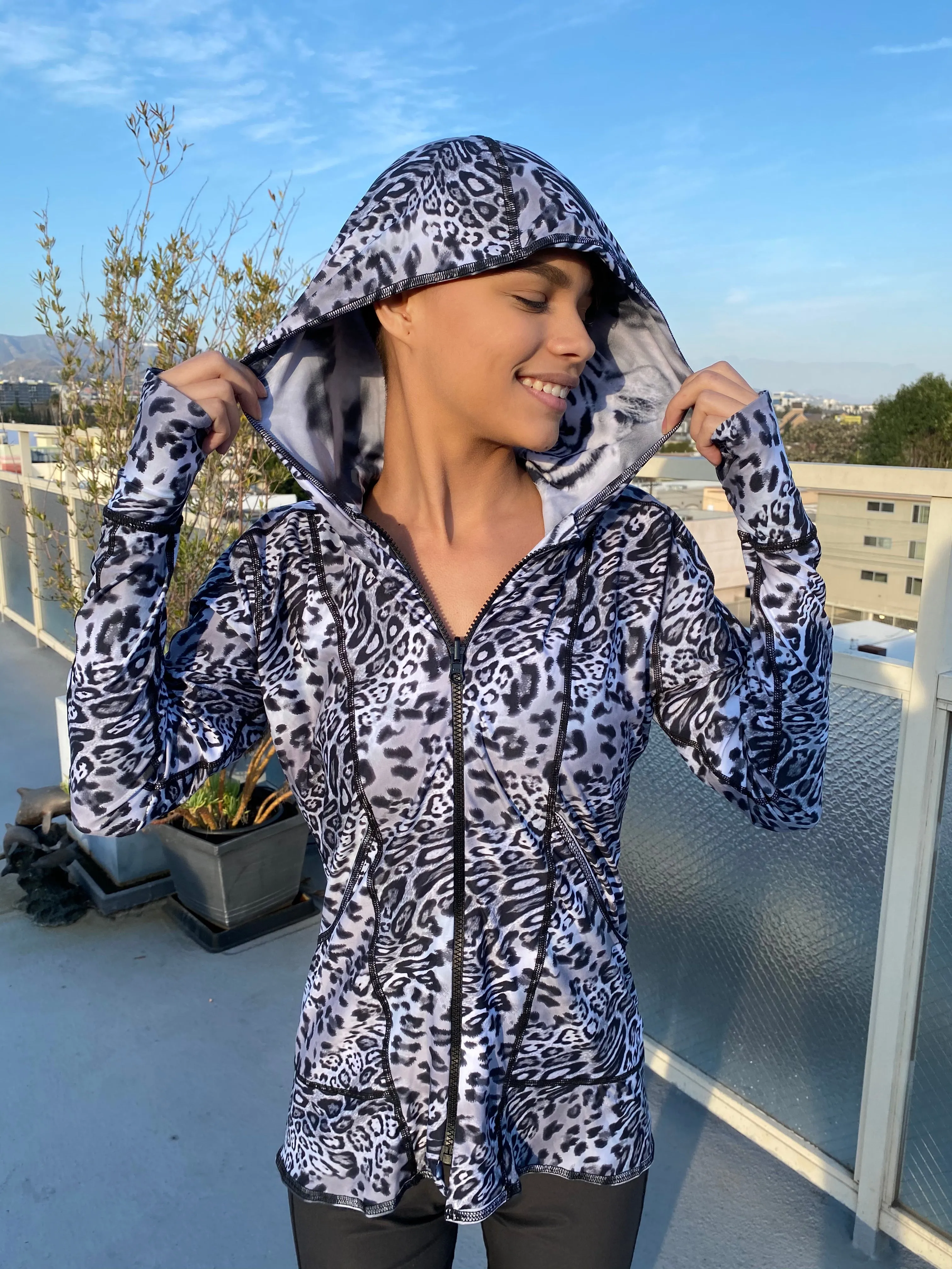 HOODIE WHITE TIGER/SNOW LEOPARD