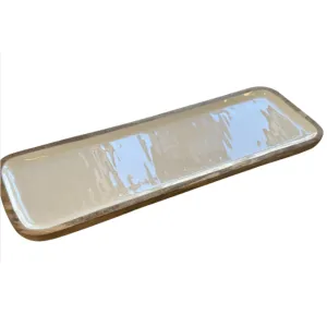 Indy Home Mango Wood & Enamel XL Tray