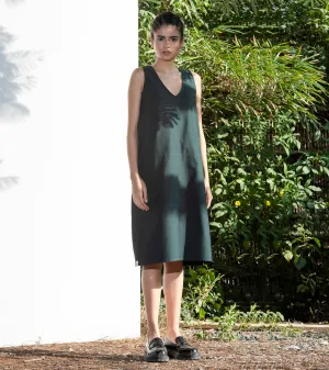 Khara Kapas Avenue Of Oak V-Neck Dress