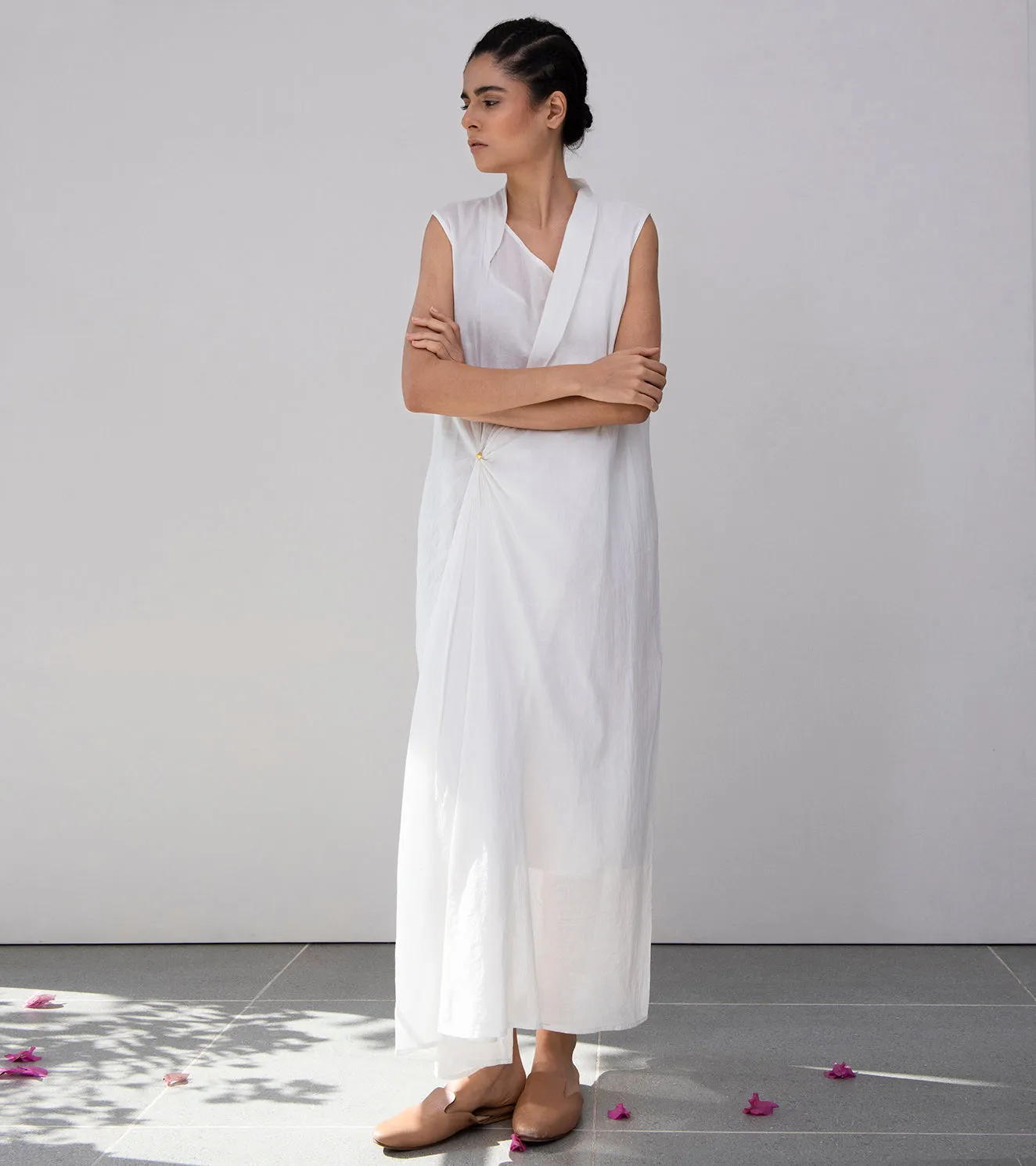 Khara Kapas Wrap A Wreath Dress