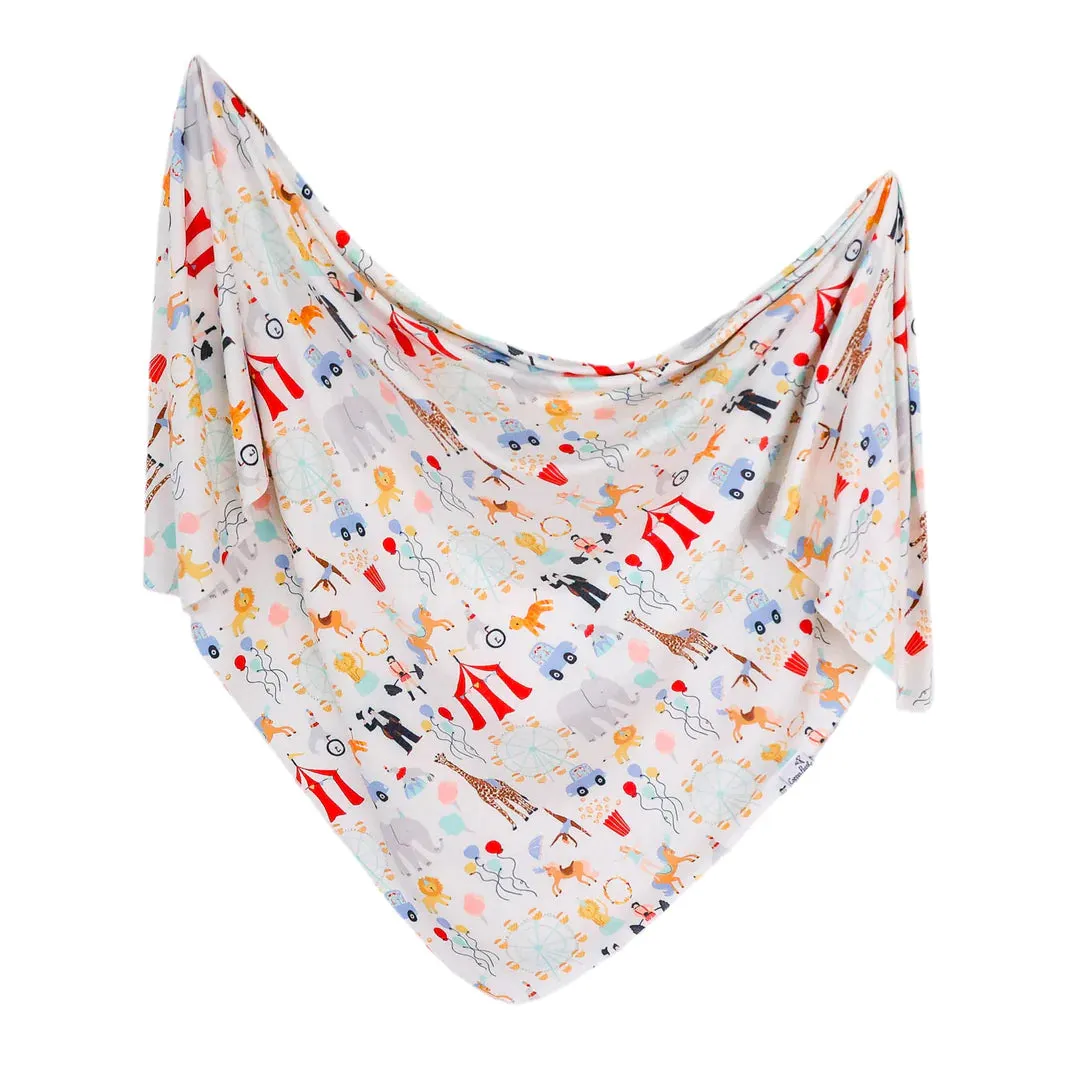 Knit Swaddle Blanket- Bailey