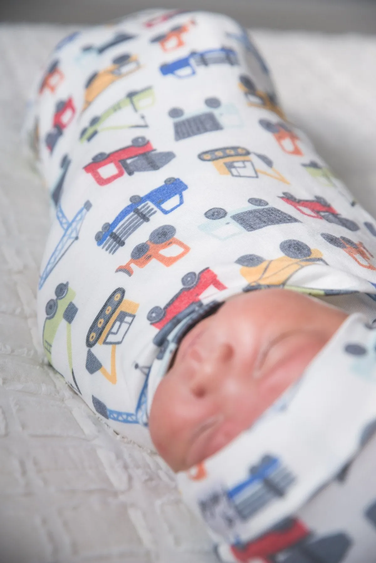 Knit Swaddle Blanket- Diesel