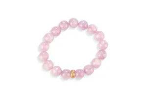 Kunzite With 18K Gold