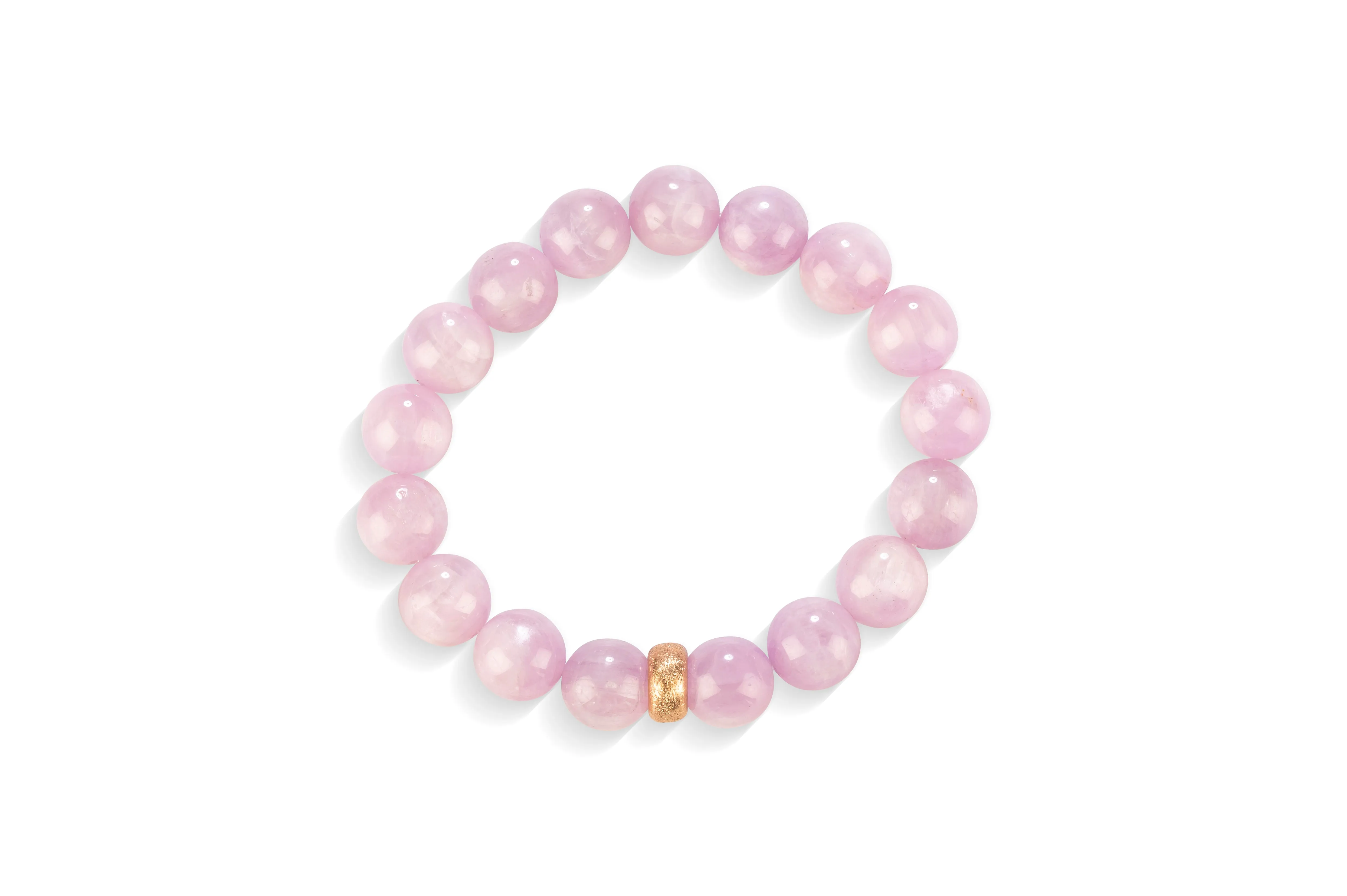 Kunzite With 18K Gold