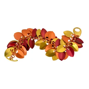 Leaves Bracelet - Flame