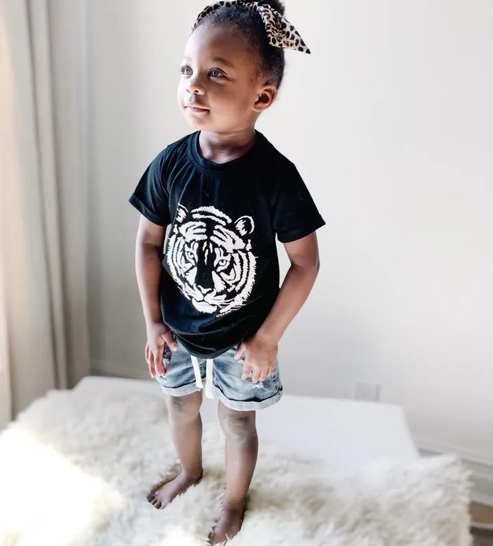Little Bipsy Tiger Bamboo S/S Tee