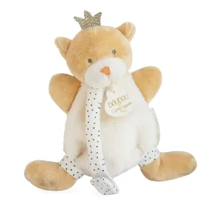 Little King Bear Pacifier Holder | Doudou Et Compagnie