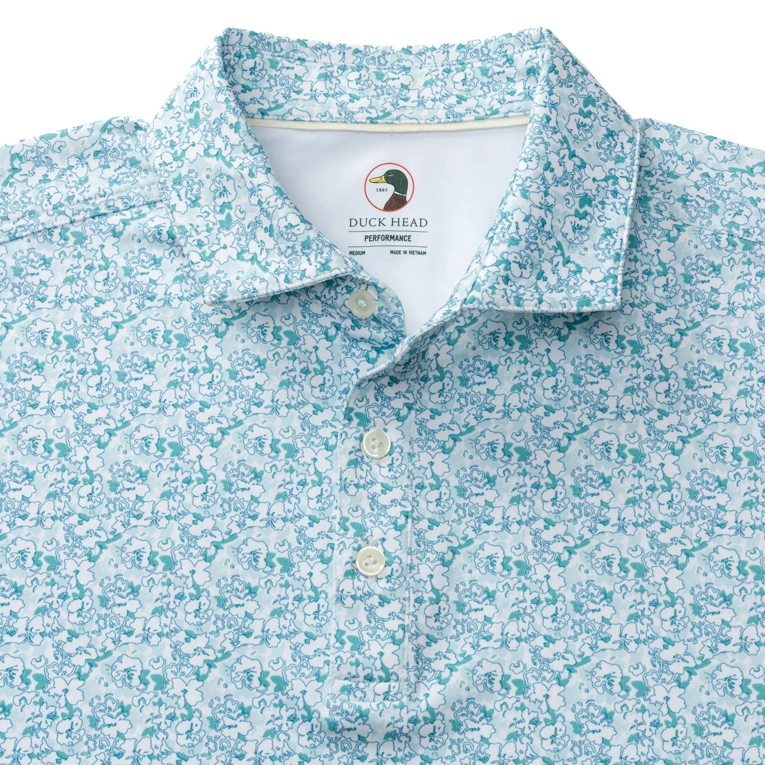 Long Drive Performance Polo - Canopy Floral