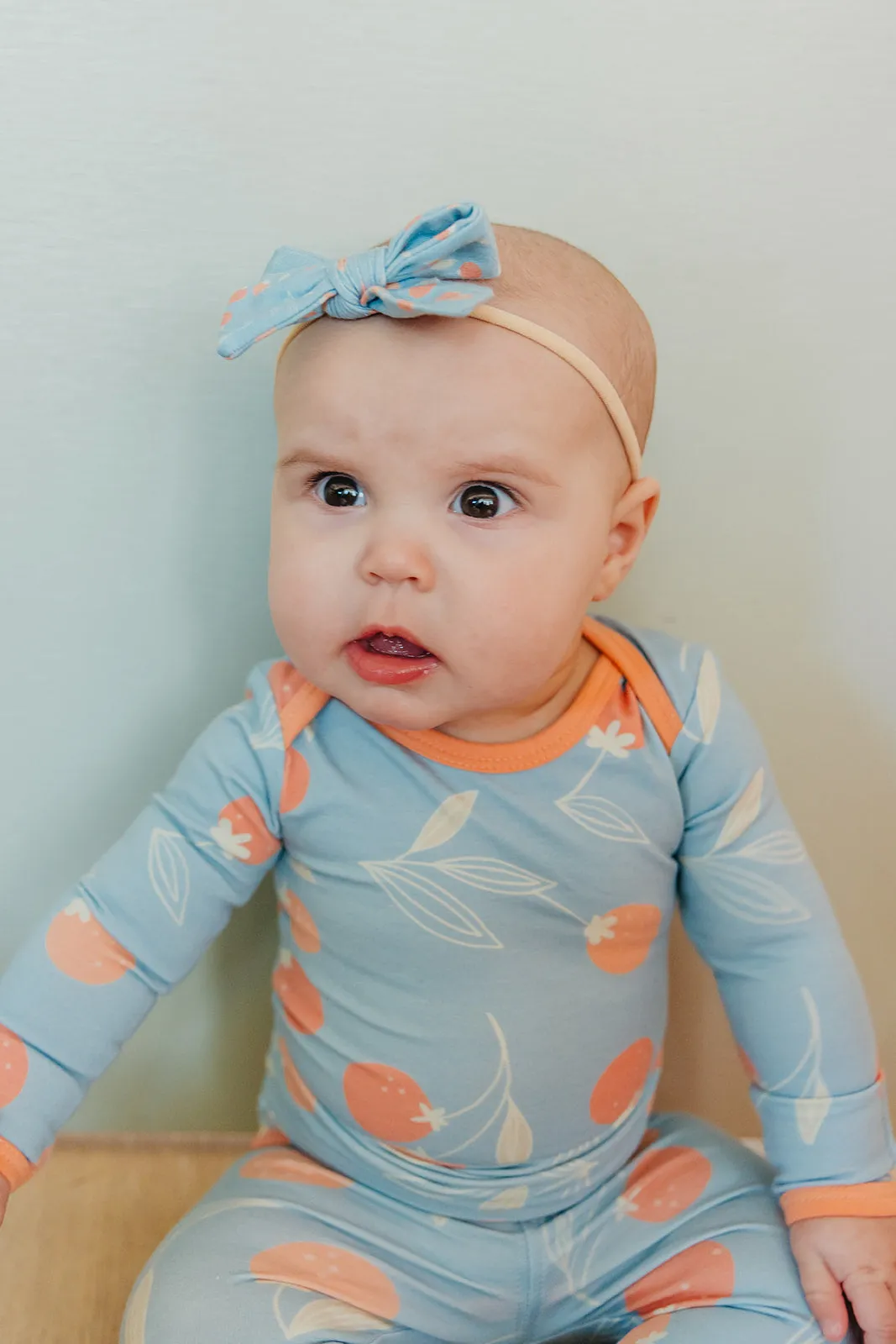 Long Sleeve Bodysuit - Clementine