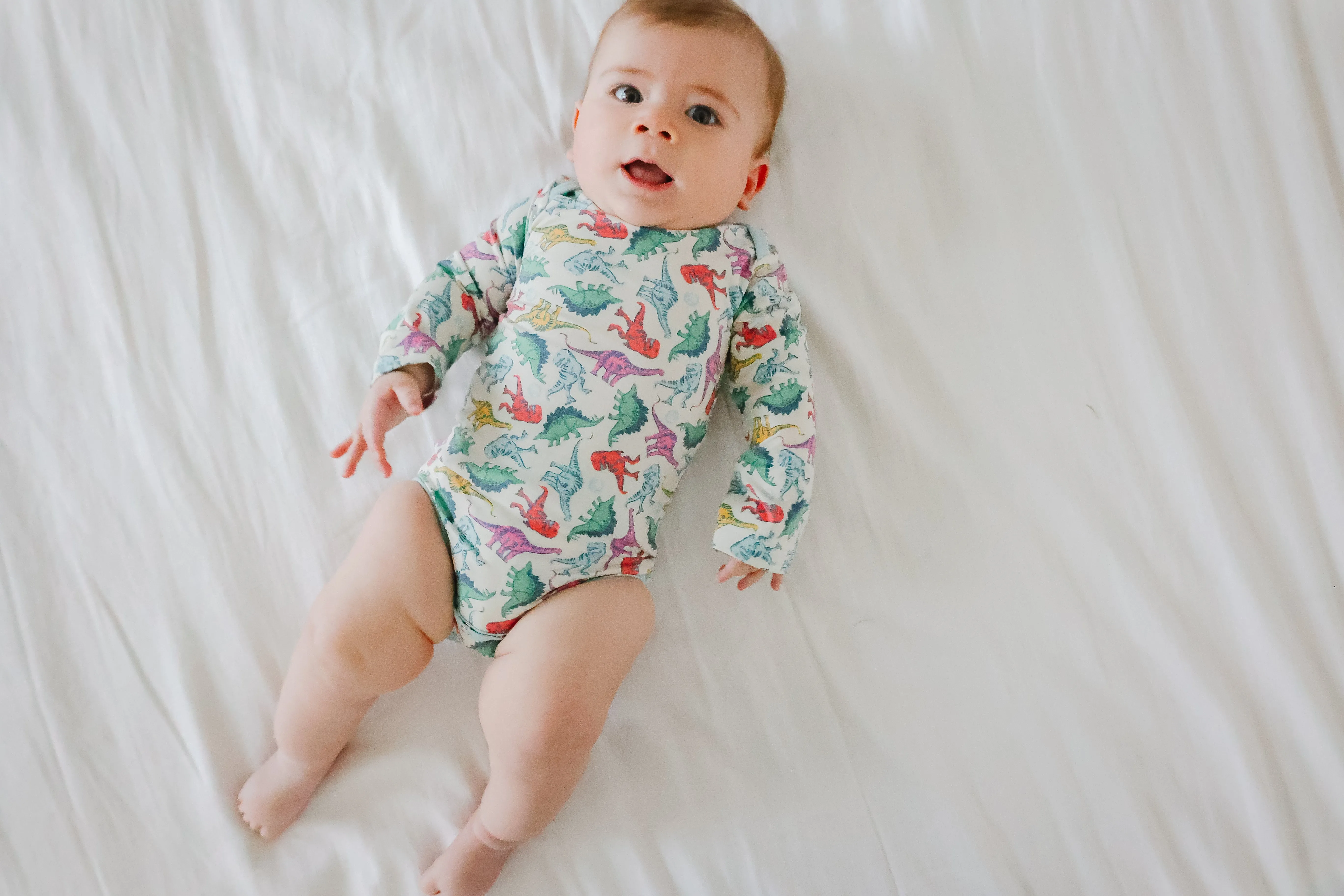 Long Sleeve Bodysuit - Dinosaurs of Jurassic Park
