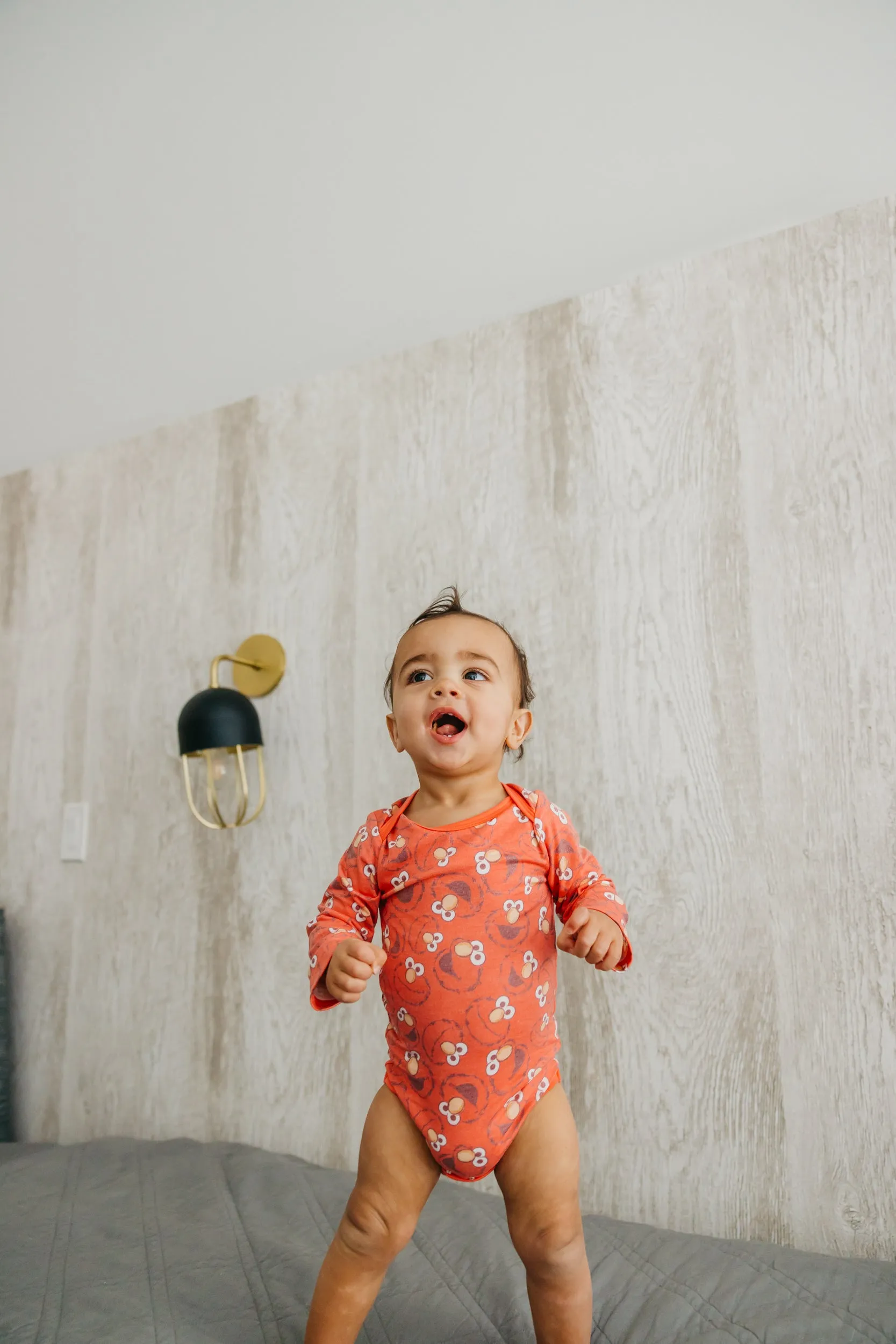 Long Sleeve Bodysuit - Elmo