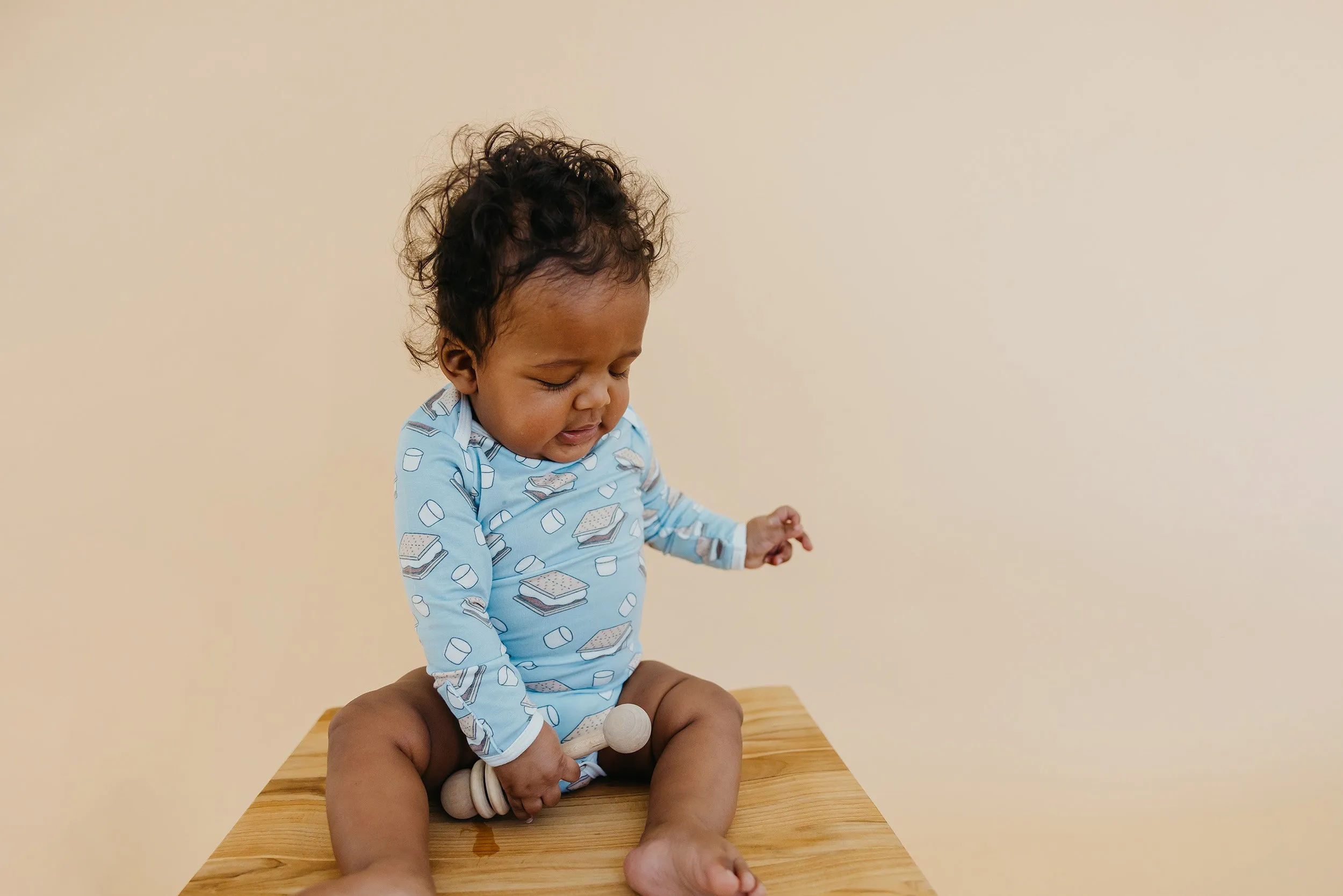 Long Sleeve Bodysuit - S'mores