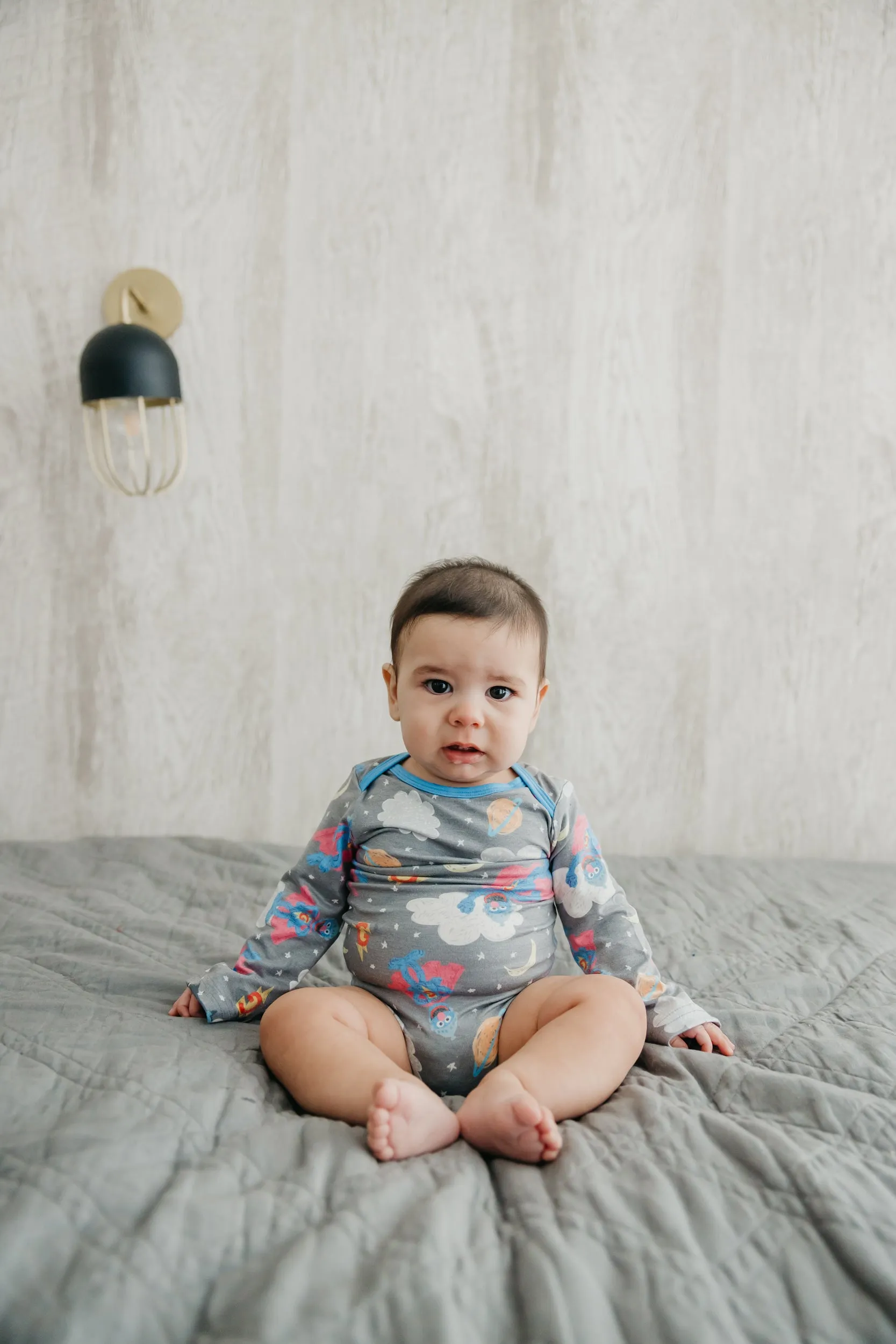 Long Sleeve Bodysuit - Super Grover