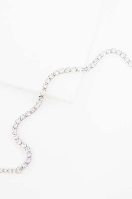 Lovoda Round Stone Tennis Bracelet