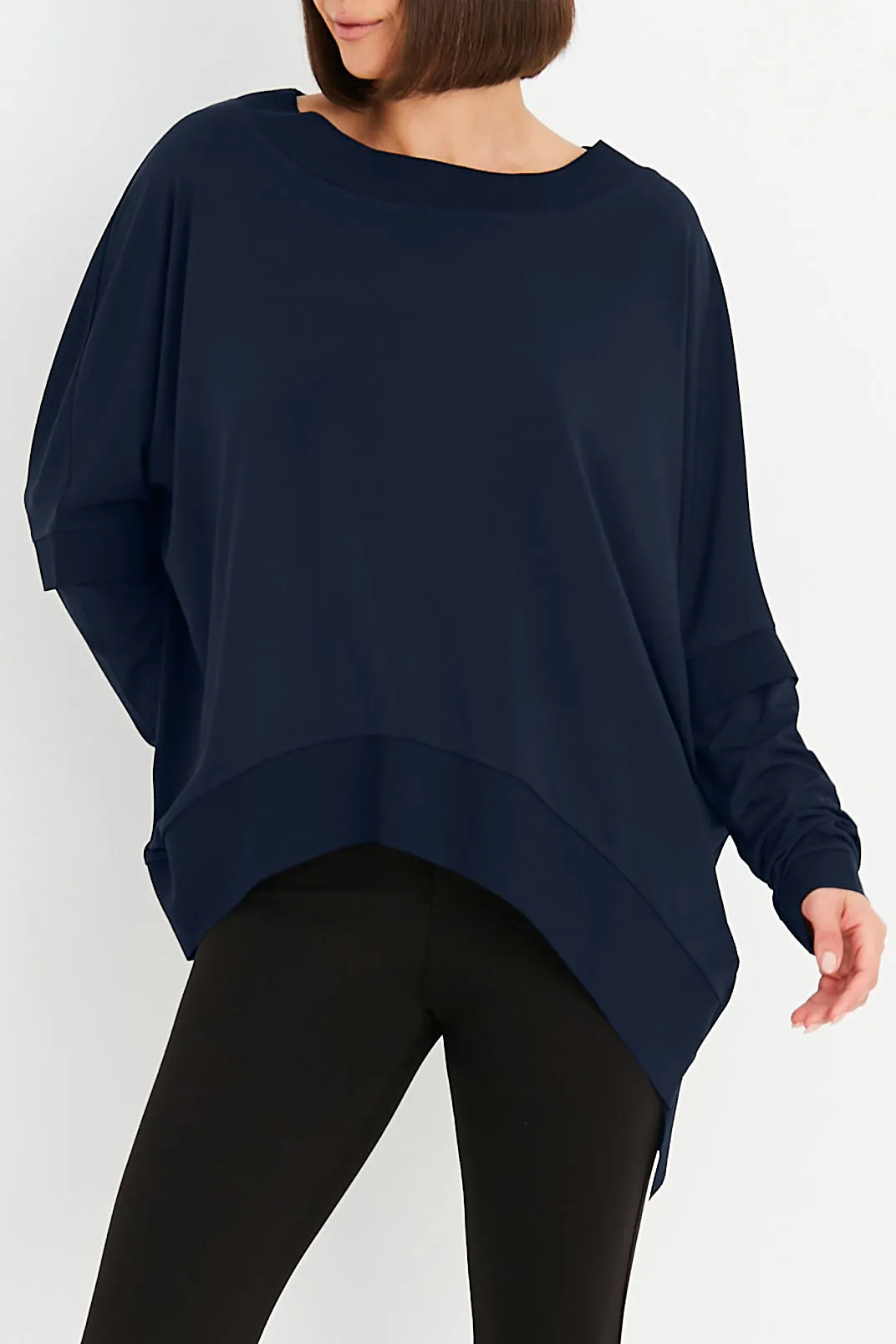 Matte Jersey Slouchy Top