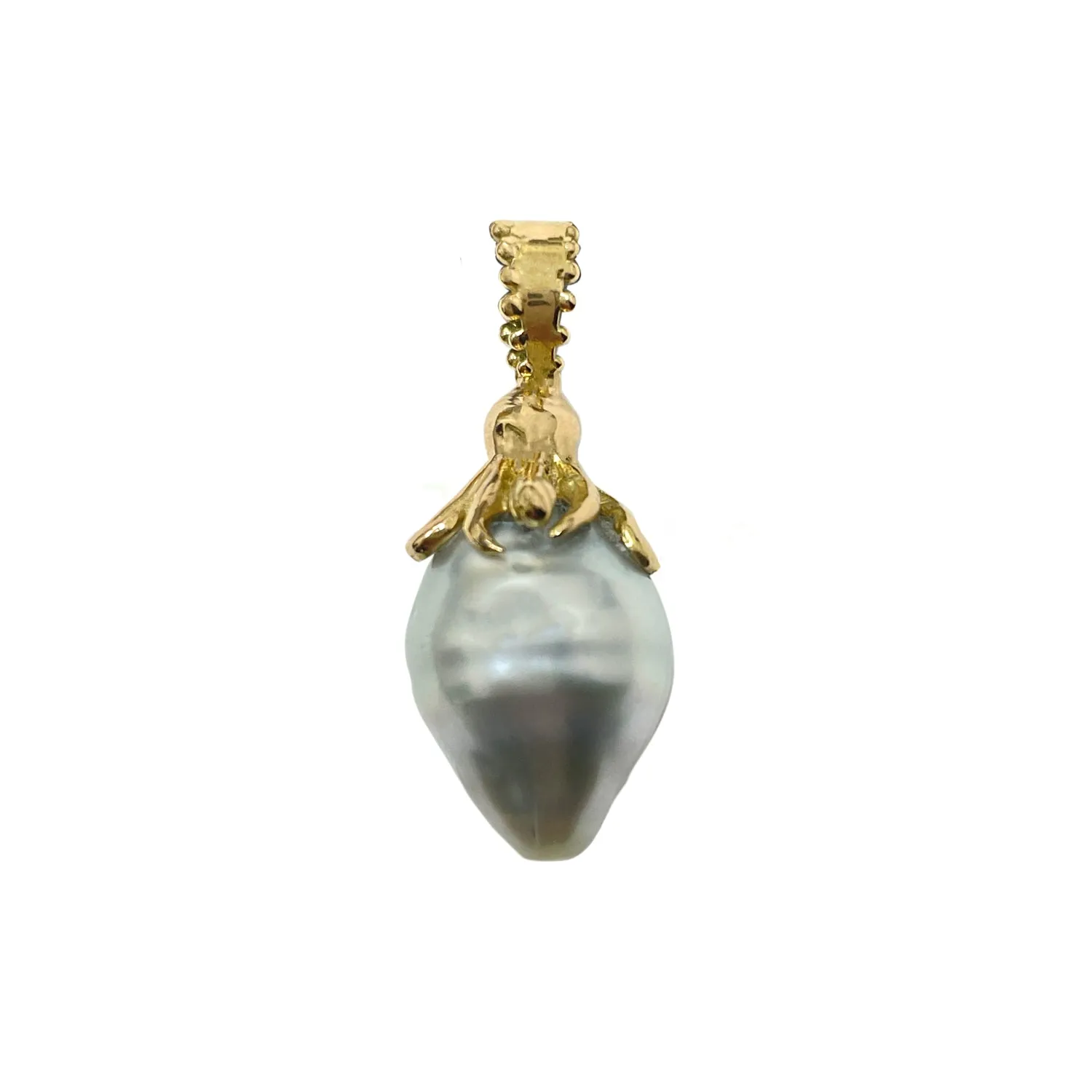 MERCURY-FREE GOLD BOHEME OCTOPUS PEARL NECKLACE