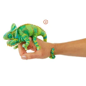Mini Chameleon Finger Puppet
