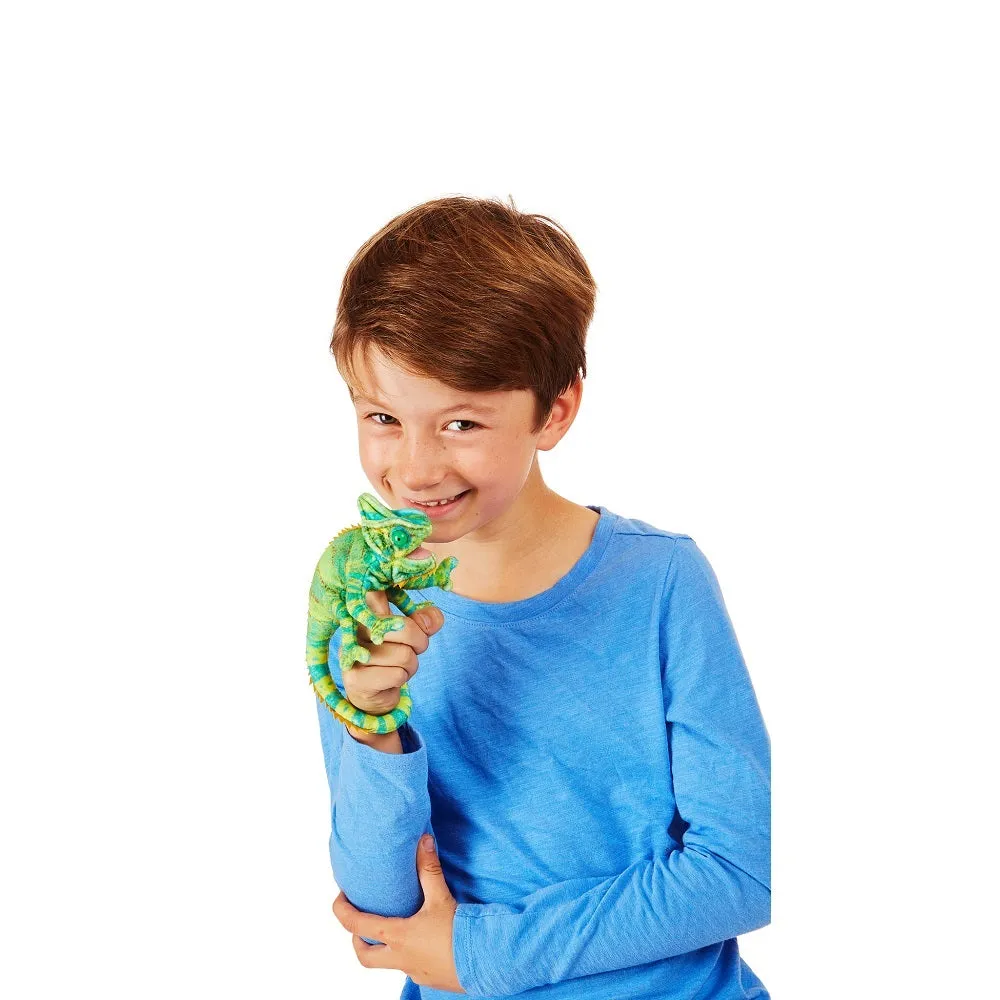 Mini Chameleon Finger Puppet