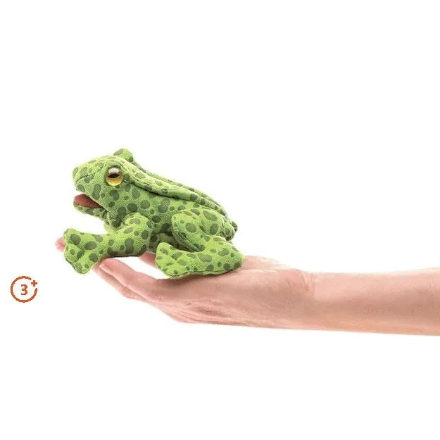 Mini Spotted Frog Finger Puppet