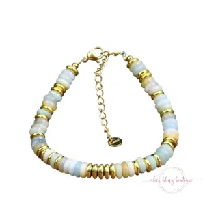 Minimalist Glow Bracelet in Amazon Stone