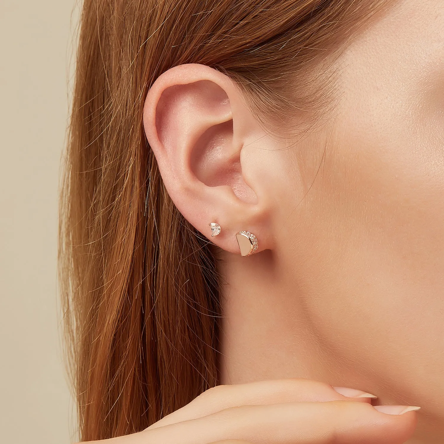 Miss. Doux Gold One-sided Earring JDRER4S04ZC