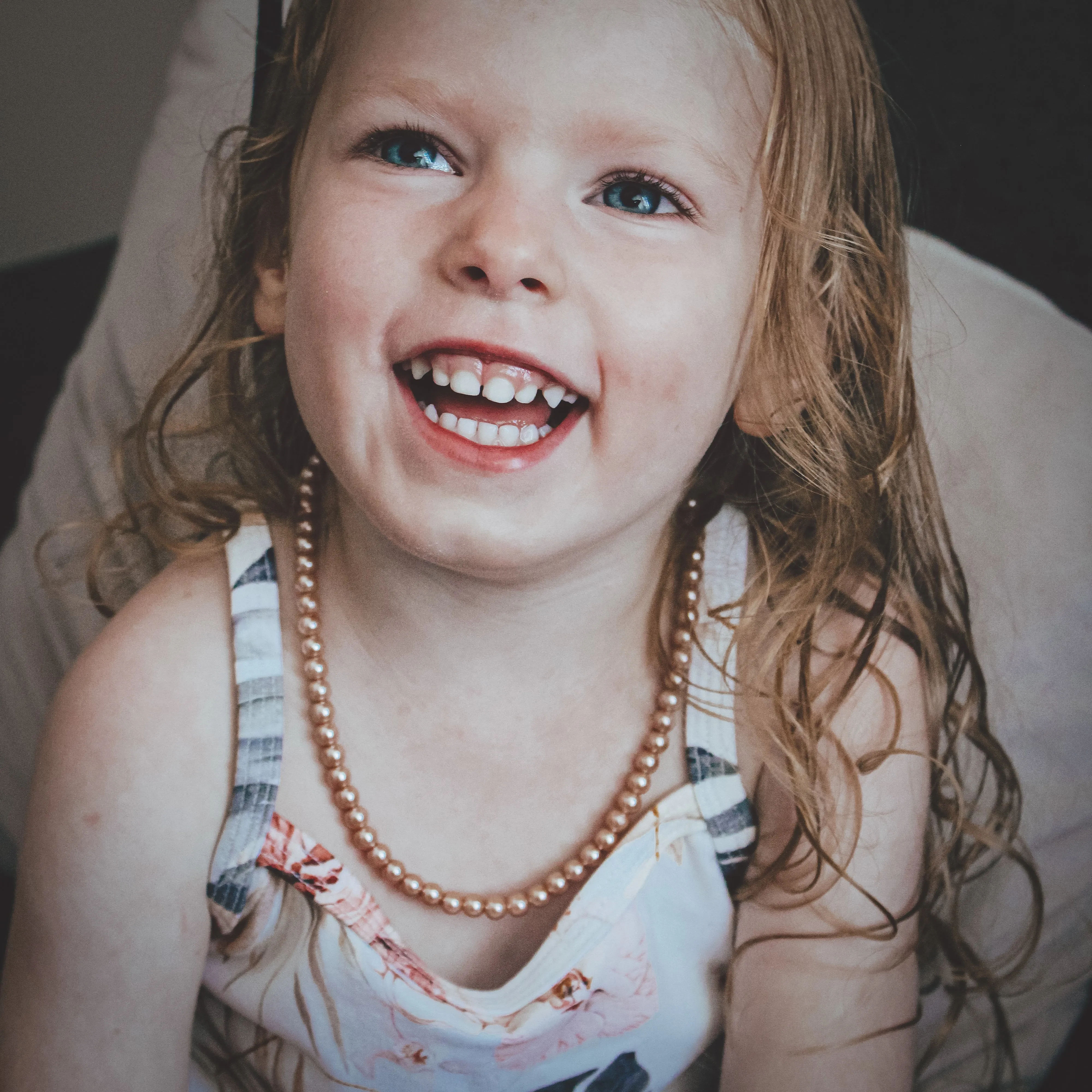 MTO | Necklace | Dainty Faux Pearl | Rose Gold