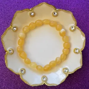 Orange Calcite Bracelet