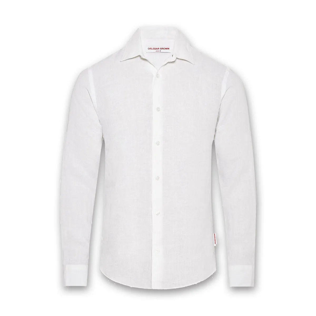 Orlebar Brown - Giles Linen LS Shirt in White