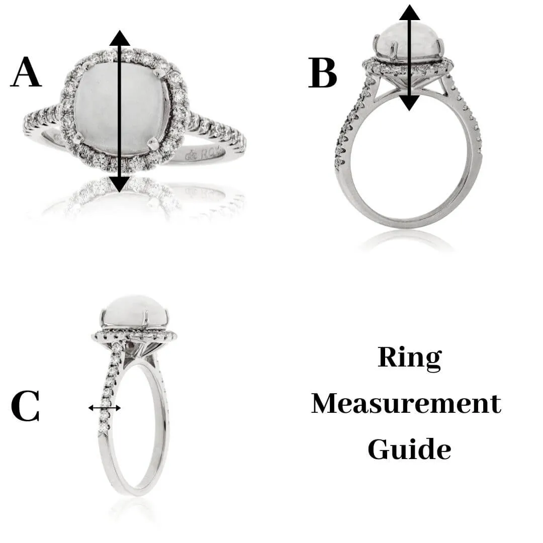 Oval Morganite Bezel Set & Diamond Accented Ring