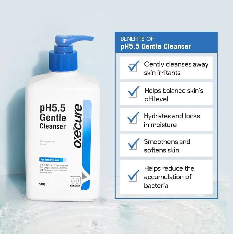 Oxecure pH 5.5 Gentle Cleanser 250ml