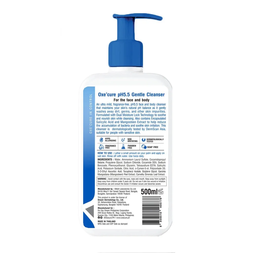 Oxecure pH 5.5 Gentle Cleanser 250ml