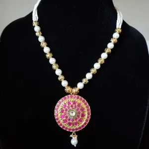 Pachi Kundan Pearl Set With Gold Plating